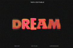 Dreamy Dot-Matrix Text Effect for Photoshop Product Image 1