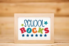 School Rocks SVG Cut File - School SVG DXF EPS PNG JPG PDF Product Image 2