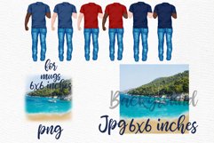 Father and children, Father's day clipart,Father's day gift Product Image 4