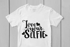 Love Your Selfie - Graduation SVG EPS DXF PNG Cutting Files Product Image 2