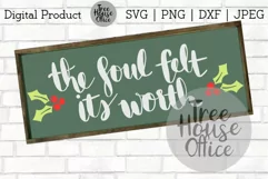 Soul Felt Its Worth Christmas Song Quote Holy Night SVG DXF Product Image 1
