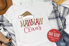 Mawmaw Claus Sublimation PNG | Family Christmas T-shirt Product Image 2