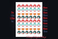 Christmas Digital Collage Sheet, Printable Image for pendant Product Image 2