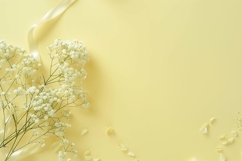 Minimalist Wedding Mockup. Wedding flat lay mockup backdrop Product Image 1