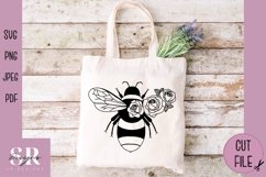3D Rose Bee| Vinyl cutting | Bee SVG Product Image 1