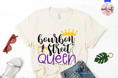 Bourbon Street Queen - Mardi Gras SVG EPS DXF PNG Product Image 2