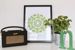 3D Layered Mandala svg mandala 3D Papercut SVG Yoga design Product Image 3