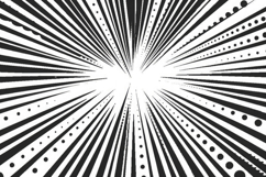 Comic Book Style Black Radial Lines Background Wallpaper Product Image 1
