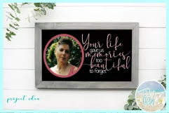 Your Life Gave Us Memories Too Beautiful To Forget Memorial Product Image 2