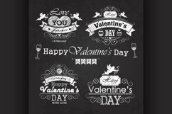 Valentines day set - labels, emblems and decorative elements Product Image 1