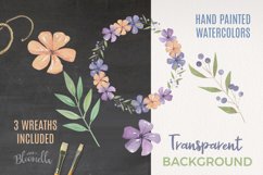 Valley Floral Watercolor Elements & Wreaths Product Image 2