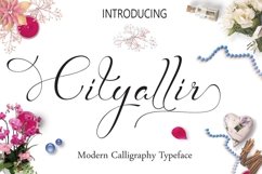 Web Font Cityallir Script Product Image 1