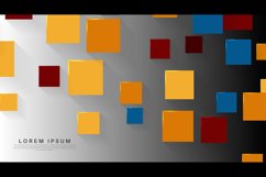 Overlapping square design vector background Product Image 12