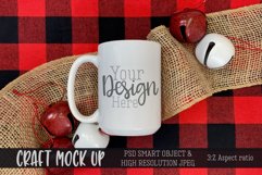 Christmas sublimation mug II MOCK UP | PSD & JPEG Product Image 1