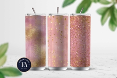 Pink Gold Shimmer Digital Paper, Glitter Texture Product Image 2