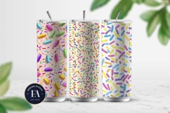 Pastel Sprinkles digital paper | Colorful Rainbow Sprinkles Product Image 2