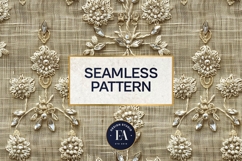 Crystal Embroidery Texture | Luxury Beaded Fabric Pattern Product Image 3