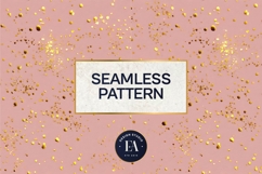 Pink Gold Shimmer Digital Paper, Glitter Texture Product Image 3