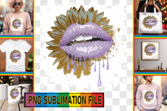 Dazzling TOTE BAG Art Ideas, Dripping Lips Product Image 1