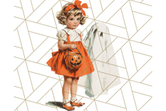 Vintage Halloween PNG Clipart, 1950s Retro Graphics Clip Art Product Image 4