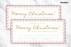 Editable Christmas Gift Certificate Canva Template - 3 Product Image 3