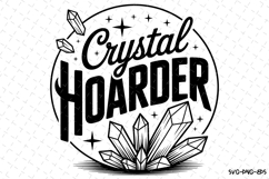 Crystal Hoarder Svg | Halloween Svg | Svg Cut Files Product Image 1