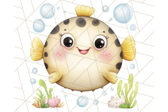 Under the Sea Nursery Clipart, Ocean Animals PNG Product Image 4