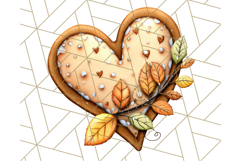Fall Cookie Clipart PNG, Autumn Sweets Pumpkin Cookies Product Image 4