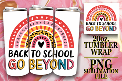 Radiant Adventures 20oz tumbler wrap, Back To School Product Image 1