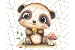 Woodland Nursery Baby Animals And Fantasy Forest PNG Clipart Product Image 4