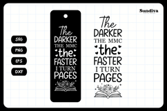 Dark Romance Bookmark Saying SVG | The Darker The MMC Product Image 3