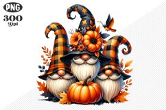 Halloween Gnomes Sublimation - Clipart PNG Design Product Image 1