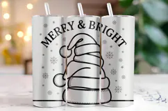 Merry & Bright Tumbler Wrap | Christmas Wrap Product Image 1