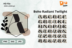 Boho Radiant Twilight Monogram Product Image 1