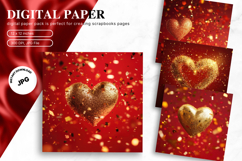 Heart Valentines Background Love Wallpaper Bokeh Backdrop_48 Product Image 1