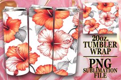 Bloom Sublimation Art for Tumbler Decoration Product Image 1