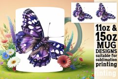 Mug with Nature&#039;s Butterflies Product Image 1