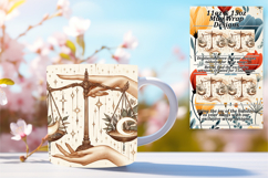 Beautiful 15oz Mug Wrap Png Design , Mystic Product Image 1