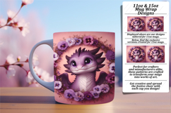 SOPHISTICATED 11oz Mug Wrap PNG , Dragon Product Image 1