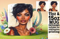 Portrait of Strength on Sublimation Mug Product Image 1