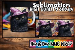 Autumn Glow: 3D Halloween Mug Wrap Sublimation Product Image 1