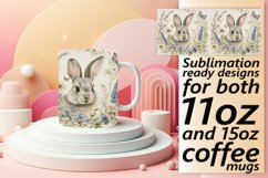 Vibrant Easter Bunny Mug Design: Springtime JoSpringtime Bun Product Image 1