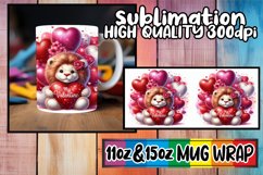 Enchanted reflections 11oz 15oz sublimation wrap, Valentines Product Image 1
