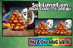 Unique memories 11oz 15oz sublimation wrap, Ghost Product Image 1