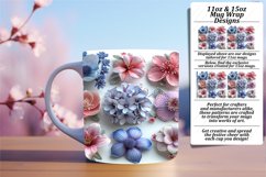 Vibrant 3D Flower Mug Selection Product Image 1