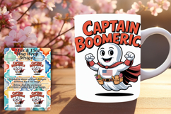 Stunning 11oz Mug Wrap Png Template , Funny Ghost Product Image 1