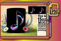 Neon Mirage: Sublime 15oz Mug Sublimation Delights 11oz Product Image 1