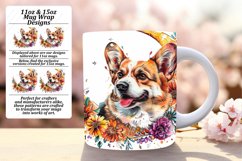 Lively Dog Portrait Mug Sublimation Product Image 1