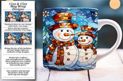 Festive Mug Wrap - Stained Glass Christmas Elegance Product Image 1