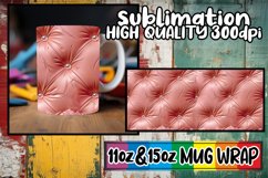 Opulent 3D Quilted Pattern Mug Design 11oz 15oz Product Image 1